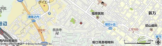 和歌山県田辺市朝日ヶ丘周辺の地図