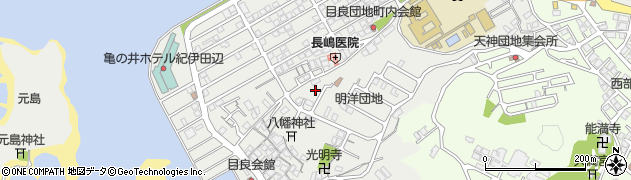 和歌山県田辺市目良9周辺の地図