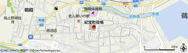 紀宝町役場周辺の地図