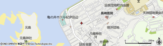 和歌山県田辺市目良28周辺の地図