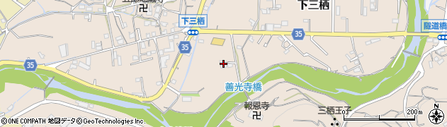和歌山県田辺市下三栖1369-3周辺の地図