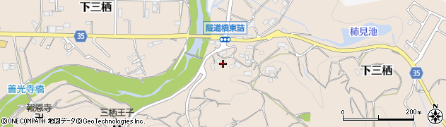 和歌山県田辺市下三栖1640周辺の地図