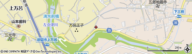 和歌山県田辺市下三栖61周辺の地図