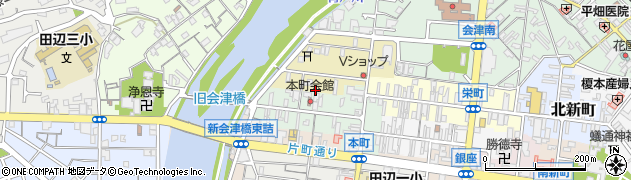 和歌山県田辺市紺屋町16周辺の地図