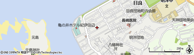 和歌山県田辺市目良27周辺の地図
