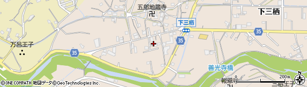 和歌山県田辺市下三栖104周辺の地図