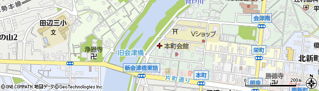 和歌山県田辺市紺屋町48周辺の地図