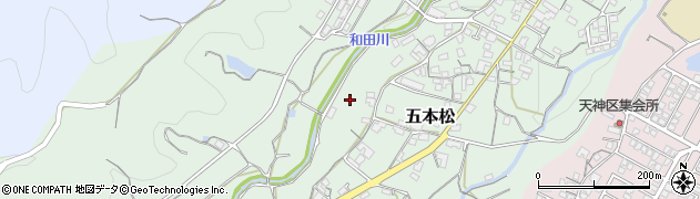 和田川周辺の地図