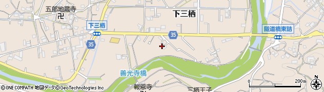 和歌山県田辺市下三栖1337周辺の地図