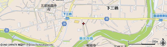 和歌山県田辺市下三栖1349周辺の地図