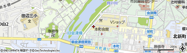 和歌山県田辺市紺屋町45周辺の地図