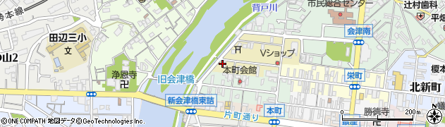 和歌山県田辺市紺屋町40周辺の地図