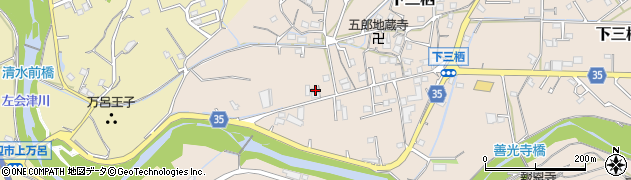 和歌山県田辺市下三栖79周辺の地図