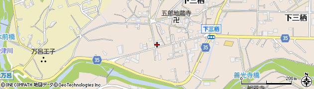 和歌山県田辺市下三栖85周辺の地図