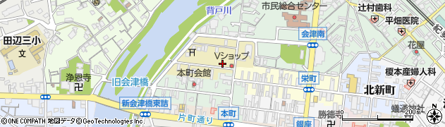 和歌山県田辺市紺屋町108周辺の地図