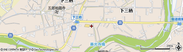 和歌山県田辺市下三栖1350周辺の地図