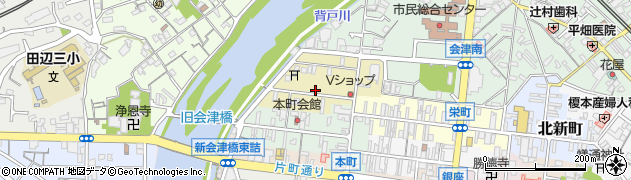 和歌山県田辺市紺屋町100周辺の地図