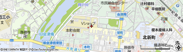 和歌山県田辺市紺屋町165周辺の地図