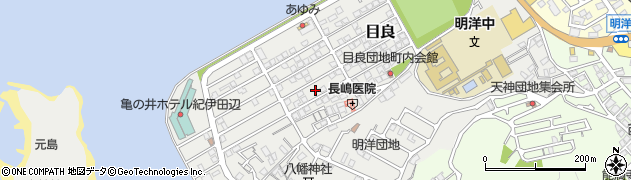 和歌山県田辺市目良33周辺の地図