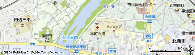 和歌山県田辺市紺屋町82周辺の地図