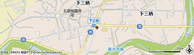 和歌山県田辺市下三栖1355周辺の地図