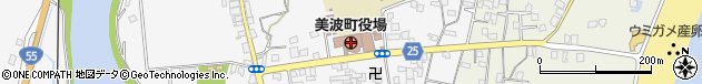 徳島県海部郡美波町周辺の地図