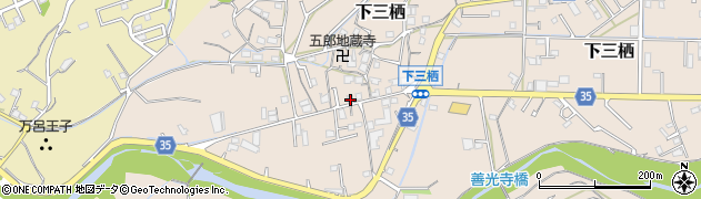 和歌山県田辺市下三栖141周辺の地図