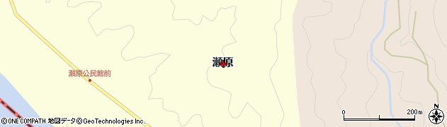 三重県南牟婁郡紀宝町瀬原周辺の地図