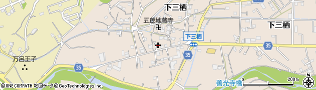 和歌山県田辺市下三栖145-3周辺の地図