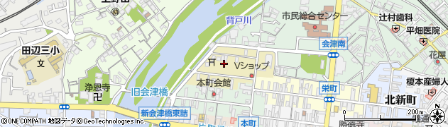 和歌山県田辺市紺屋町周辺の地図