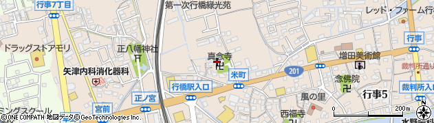 真念寺周辺の地図