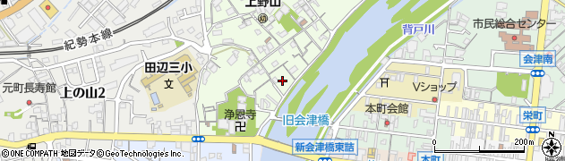和歌山県田辺市古尾22周辺の地図