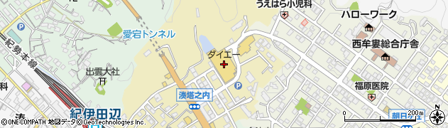 ダイエー田辺ＳＣ店・イオンフードスタイル周辺の地図