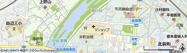 和歌山県田辺市紺屋町134周辺の地図