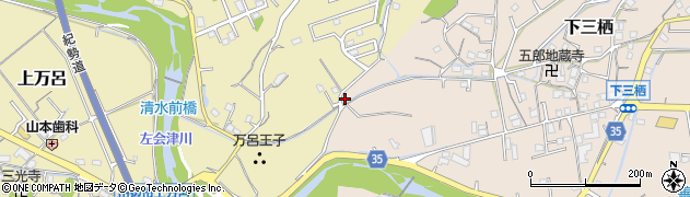 和歌山県田辺市下三栖157周辺の地図