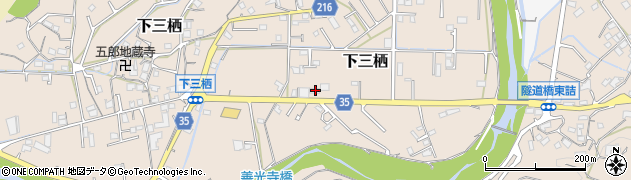 和歌山県田辺市下三栖1263周辺の地図
