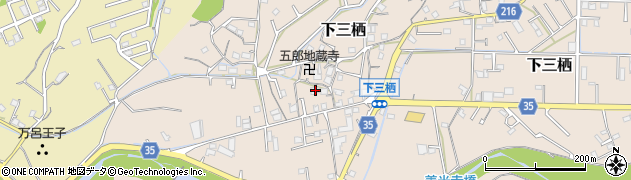 和歌山県田辺市下三栖142周辺の地図