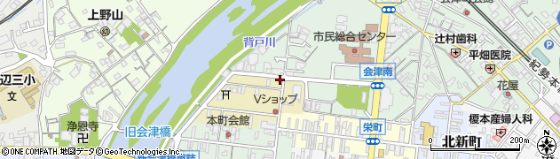 和歌山県田辺市紺屋町162周辺の地図