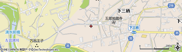 和歌山県田辺市下三栖72周辺の地図