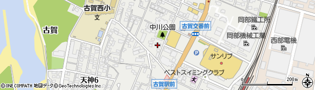 中川街区公園周辺の地図
