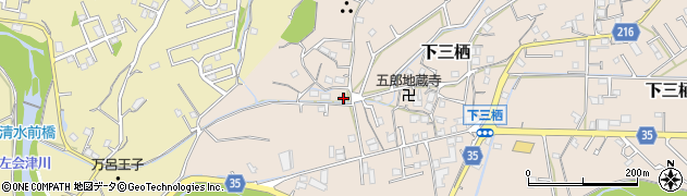 和歌山県田辺市下三栖169周辺の地図