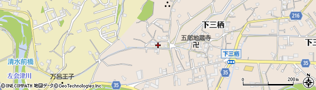 和歌山県田辺市下三栖167周辺の地図