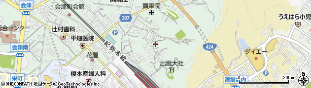 和歌山県田辺市高雄2丁目10周辺の地図