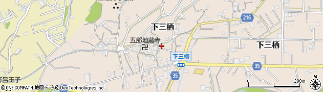 和歌山県田辺市下三栖532周辺の地図
