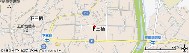 和歌山県田辺市下三栖1278周辺の地図