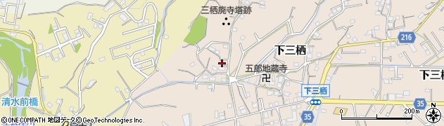 和歌山県田辺市下三栖199周辺の地図