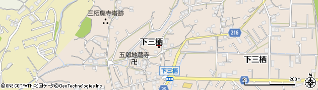 和歌山県田辺市下三栖490周辺の地図