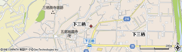 和歌山県田辺市下三栖556周辺の地図