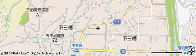 和歌山県田辺市下三栖1236周辺の地図