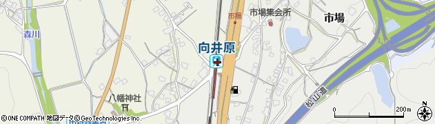 向井原駅周辺の地図